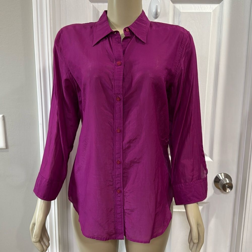 NWT. LAUREN RALPH LAUREN  SHIRT. BERRY JAM